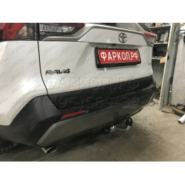 T072C GALIA Полностью оцинкованный фаркоп на Toyota RAV4 V XA50 2019-2025, Suzuki Across 2020-2025. Тип шара: C (горизонтальный съемный). Установка без снятия и выреза ба