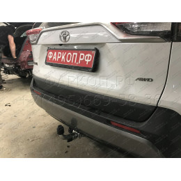 T072C GALIA Полностью оцинкованный фаркоп на Toyota RAV4 V XA50 2019-2025, Suzuki Across 2020-2025. Тип шара: C (горизонтальный съемный). Установка без снятия и выреза ба