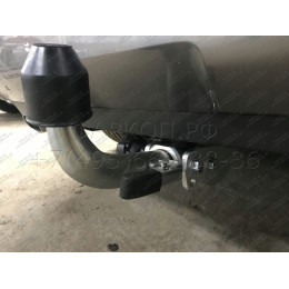 T072C GALIA Полностью оцинкованный фаркоп на Toyota RAV4 V XA50 2019-2025, Suzuki Across 2020-2025. Тип шара: C (горизонтальный съемный). Установка без снятия и выреза ба