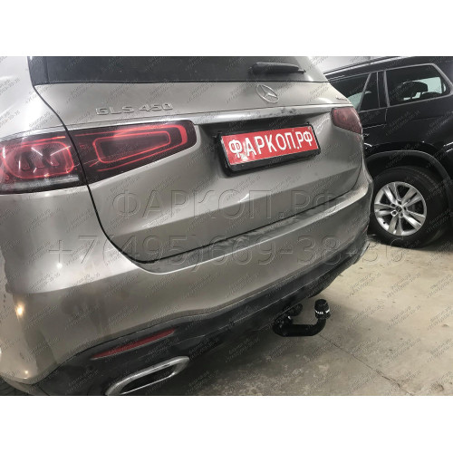 313662600001 WESTFALIA Фаркоп на Mercedes GLE-Class w167 2019-, Mercedes GLS-Class x167 2019-. Съемное вертикальное крепление шара (на ключе). Невидимый вырез в бампере. Нагрузки 3500/140 кг, масса фаркопа 37 кг