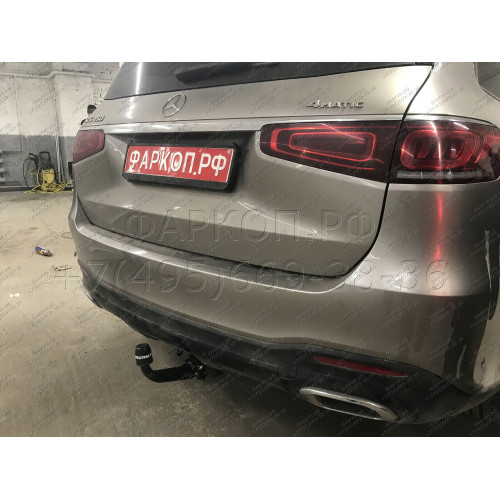 313662600001 WESTFALIA Фаркоп на Mercedes GLE-Class w167 2019-, Mercedes GLS-Class x167 2019-. Съемное вертикальное крепление шара (на ключе). Невидимый вырез в бампере. Нагрузки 3500/140 кг, масса фаркопа 37 кг