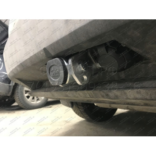 S120C GALIA Полностью оцинкованный фаркоп на Skoda Kodiaq 2WD, 4WD 2017-2023, 2023-. Тип шара: C (горизонтальный съемный). Невидимый вырез бампера. Нагрузки: 2600/140 кг, масса фаркопа 17,07 кг