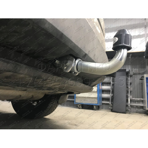 S120C GALIA Полностью оцинкованный фаркоп на Skoda Kodiaq 2WD, 4WD 2017-2023, 2023-. Тип шара: C (горизонтальный съемный). Невидимый вырез бампера. Нагрузки: 2600/140 кг, масса фаркопа 17,07 кг
