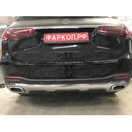 313662600001 WESTFALIA Фаркоп на Mercedes GLE-Class w167 2019-, Mercedes GLS-Class x167 2019-. Съемное вертикальное крепление шара (на ключе). Невидимый вырез в бампере. Нагрузки