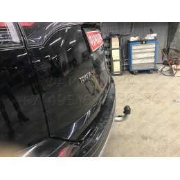 T061C GALIA Полностью оцинкованный фаркоп на Toyota RAV4 2013-2019. Тип шара: C (горизонтальный съемный). Минимальная подрезка бампера. Нагрузки: 2000/90 кг, ма