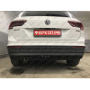V069C GALIA Полностью оцинкованный фаркоп на Volkswagen Tiguan 2007-2016, Tiguan 2 2016-2024, Audi Q3 2011-2019, 2019-2025, SEAT Tarraco 2018-2024. Тип шара: C (горизонтальный съемный). Невидимый вырез бампера. Нагрузки: 2500/140 кг, масса фаркопа 16,2 кг