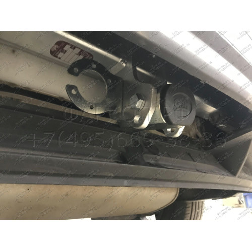 V069C GALIA Полностью оцинкованный фаркоп на Volkswagen Tiguan 2007-2016, Tiguan 2 2016-2024, Audi Q3 2011-2019, 2019-2025, SEAT Tarraco 2018-2024. Тип шара: C (горизонтальный съемный). Невидимый вырез бампера. Нагрузки: 2500/140 кг, масса фаркопа 16,2 кг