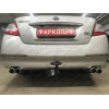 N117-A Лидер-плюс ТСУ для Nissan Teana J32 2008-2014 без выреза бампера. Нагрузки: 1100/75 кг, масса фаркопа 16,72 кг (без электрики в комплекте)