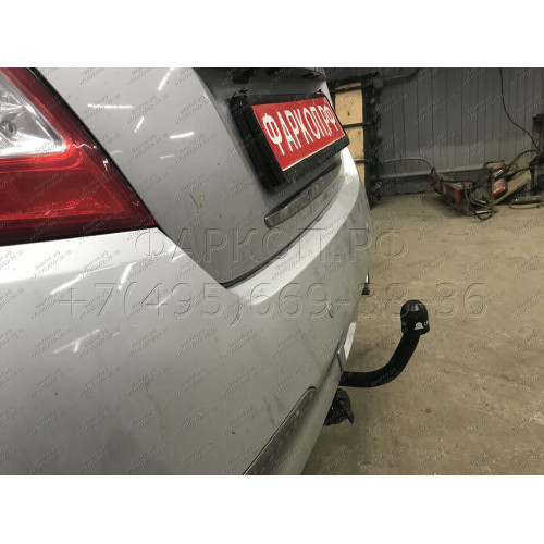 N117-A Лидер-плюс ТСУ для Nissan Teana J32 2008-2014 без выреза бампера. Нагрузки: 1100/75 кг, масса фаркопа 16,72 кг (без электрики в комплекте)