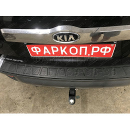 FA 0190-E Бизон Фаркоп на Kia Mohave 2018-2020. Требуется подрезка бампера. Тип шара: E (легкосъемный шар под квадрат). Нагрузки: 2800/120 кг. Не комплектуется 