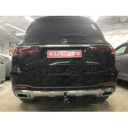 313662600001 WESTFALIA Фаркоп на Mercedes GLE-Class w167 2019-, Mercedes GLS-Class x167 2019-. Съемное вертикальное крепление шара (на ключе). Невидимый вырез в бампере. Нагрузки