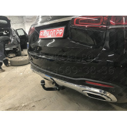 313662600001 WESTFALIA Фаркоп на Mercedes GLE-Class w167 2019-, Mercedes GLS-Class x167 2019-. Съемное вертикальное крепление шара (на ключе). Невидимый вырез в бампере. Нагрузки