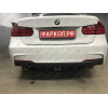 B021C GALIA Полностью оцинкованный фаркоп на BMW 3-Series седан/универсал 2011-2018, BMW 1-Series 2011-2019. Подрозетник убирается за бампер. Невидимый вырез бампера. Тип шара: C (горизонтальный съемный). Нагрузки: 1900/75 кг, масса фаркопа 12,82 кг