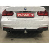 B021C GALIA Полностью оцинкованный фаркоп на BMW 3-Series седан/универсал 2011-2018, BMW 1-Series 2011-2019. Подрозетник убирается за бампер. Невидимый вырез бампера. Тип шара: C (горизонтальный съемный). Нагрузки: 1900/75 кг, масса фаркопа 12,82 кг