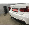 B021C GALIA Полностью оцинкованный фаркоп на BMW 3-Series седан/универсал 2011-2018, BMW 1-Series 2011-2019. Подрозетник убирается за бампер. Невидимый вырез бампера. Тип шара: C (горизонтальный съемный). Нагрузки: 1900/75 кг, масса фаркопа 12,82 кг