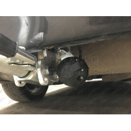 B021C GALIA Полностью оцинкованный фаркоп на BMW 3-Series седан/универсал 2011-2018, BMW 1-Series 2011-2019. Подрозетник убирается за бампер. Невидимый вырез бампер
