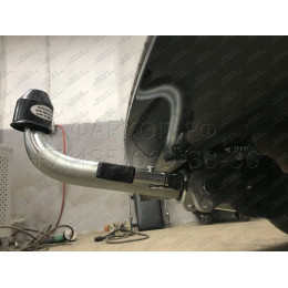 B021C GALIA Полностью оцинкованный фаркоп на BMW 3-Series седан/универсал 2011-2018, BMW 1-Series 2011-2019. Подрозетник убирается за бампер. Невидимый вырез бампер