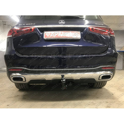313662600001 WESTFALIA Фаркоп на Mercedes GLE-Class w167 2019-, Mercedes GLS-Class x167 2019-. Съемное вертикальное крепление шара (на ключе). Невидимый вырез в бампере. Нагрузки 3500/140 кг, масса фаркопа 37 кг