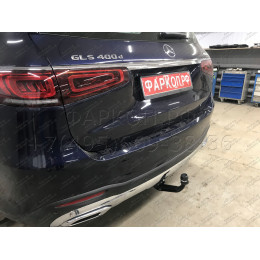 313662600001 WESTFALIA Фаркоп на Mercedes GLE-Class w167 2019-, Mercedes GLS-Class x167 2019-. Съемное вертикальное крепление шара (на ключе). Невидимый вырез в бампере. Нагрузки