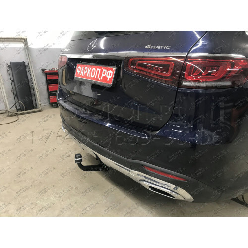 313662600001 WESTFALIA Фаркоп на Mercedes GLE-Class w167 2019-, Mercedes GLS-Class x167 2019-. Съемное вертикальное крепление шара (на ключе). Невидимый вырез в бампере. Нагрузки 3500/140 кг, масса фаркопа 37 кг