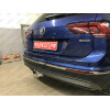 V069C GALIA Полностью оцинкованный фаркоп на Volkswagen Tiguan 2007-2016, Tiguan 2 2016-2024, Audi Q3 2011-2019, 2019-2025, SEAT Tarraco 2018-2024. Тип шара: C (горизонтальный съемный). Невидимый вырез бампера. Нагрузки: 2500/140 кг, масса фаркопа 16,2 кг