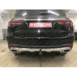 313662600001 WESTFALIA Фаркоп на Mercedes GLE-Class w167 2019-, Mercedes GLS-Class x167 2019-. Съемное вертикальное крепление шара (на ключе). Невидимый вырез в бампере. Нагрузки