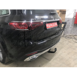 313662600001 WESTFALIA Фаркоп на Mercedes GLE-Class w167 2019-, Mercedes GLS-Class x167 2019-. Съемное вертикальное крепление шара (на ключе). Невидимый вырез в бампере. Нагрузки