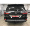 T070C GALIA Полностью оцинкованный фаркоп на Toyota Land Cruiser 200 2008-2021, Lexus LX 2008-2021. Тип шара: C (горизонтальный съемный). Невидимый вырез бампера. Нагрузки: 3500/140 кг, масса фаркопа 8,97 кг