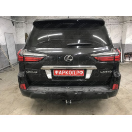 T070C GALIA Полностью оцинкованный фаркоп на Toyota Land Cruiser 200 2008-2021, Lexus LX 2008-2021. Тип шара: C (горизонтальный съемный). Невидимый вырез бампера. Нагрузк