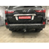 T070C GALIA Полностью оцинкованный фаркоп на Toyota Land Cruiser 200 2008-2021, Lexus LX 2008-2021. Тип шара: C (горизонтальный съемный). Невидимый вырез бампера. Нагрузки: 3500/140 кг, масса фаркопа 8,97 кг