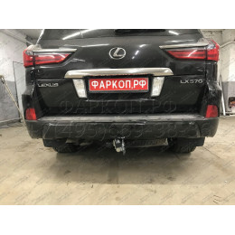 T070C GALIA Полностью оцинкованный фаркоп на Toyota Land Cruiser 200 2008-2021, Lexus LX 2008-2021. Тип шара: C (горизонтальный съемный). Невидимый вырез бампера. Нагрузк
