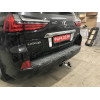 T070C GALIA Полностью оцинкованный фаркоп на Toyota Land Cruiser 200 2008-2021, Lexus LX 2008-2021. Тип шара: C (горизонтальный съемный). Невидимый вырез бампера. Нагрузки: 3500/140 кг, масса фаркопа 8,97 кг