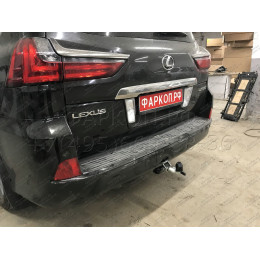 T070C GALIA Полностью оцинкованный фаркоп на Toyota Land Cruiser 200 2008-2021, Lexus LX 2008-2021. Тип шара: C (горизонтальный съемный). Невидимый вырез бампера. Нагрузк