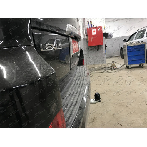 T070C GALIA Полностью оцинкованный фаркоп на Toyota Land Cruiser 200 2008-2021, Lexus LX 2008-2021. Тип шара: C (горизонтальный съемный). Невидимый вырез бампера. Нагрузки: 3500/140 кг, масса фаркопа 8,97 кг