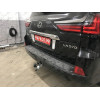 T070C GALIA Полностью оцинкованный фаркоп на Toyota Land Cruiser 200 2008-2021, Lexus LX 2008-2021. Тип шара: C (горизонтальный съемный). Невидимый вырез бампера. Нагрузки: 3500/140 кг, масса фаркопа 8,97 кг
