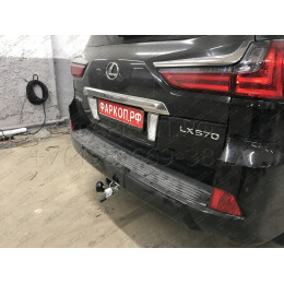 T070C GALIA Полностью оцинкованный фаркоп на Toyota Land Cruiser 200 2008-2021, Lexus LX 2008-2021. Тип шара: C (горизонтальный съемный). Невидимый вырез бампера. Нагрузк