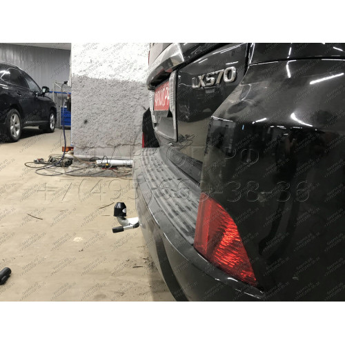 T070C GALIA Полностью оцинкованный фаркоп на Toyota Land Cruiser 200 2008-2021, Lexus LX 2008-2021. Тип шара: C (горизонтальный съемный). Невидимый вырез бампера. Нагрузки: 3500/140 кг, масса фаркопа 8,97 кг