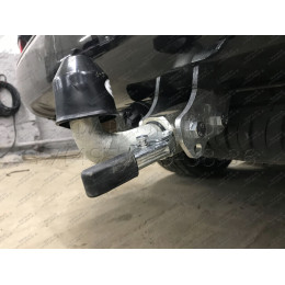 T070C GALIA Полностью оцинкованный фаркоп на Toyota Land Cruiser 200 2008-2021, Lexus LX 2008-2021. Тип шара: C (горизонтальный съемный). Невидимый вырез бампера. Нагрузк