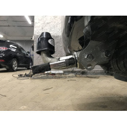 T070C GALIA Полностью оцинкованный фаркоп на Toyota Land Cruiser 200 2008-2021, Lexus LX 2008-2021. Тип шара: C (горизонтальный съемный). Невидимый вырез бампера. Нагрузк