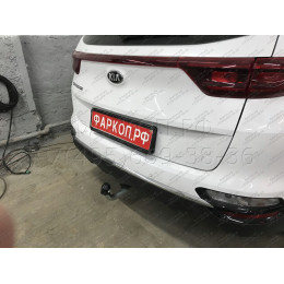 K046A GALIA Полностью оцинкованный фаркоп на Kia Sportage IV рестайл 2018-2022, в т.ч. GT Line. Тип шара: A. Установка без выреза бампера. Нагрузки: 2200/100 кг, масса 