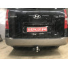 HHA-07-991122.00 PT GROUP Фаркоп на Hyundai H1 2008-2018, 2018-, Hyundai Starex 2008-2018 без подрезки бампера. Тип шара: E (легкосъемный шар под квадрат). Нагрузки: 2500/100 кг, масса фаркопа 25 кг (без электрики в комплекте, не комплектуется заглушкой)