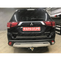 91312-A MOTODOR Фаркоп с оцинкованным шаром на Mitsubishi Outlander 2012-2019, 2019-2022. Вырез бампера по необходимости. Тип шара: A. Нагрузки: 1700/75 кг, масса фаркопа 23