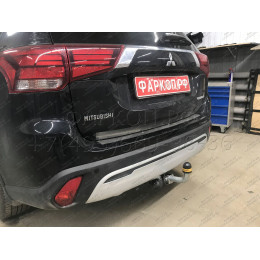 91312-A MOTODOR Фаркоп с оцинкованным шаром на Mitsubishi Outlander 2012-2019, 2019-2022. Вырез бампера по необходимости. Тип шара: A. Нагрузки: 1700/75 кг, масса фаркопа 23