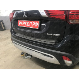 91312-A MOTODOR Фаркоп с оцинкованным шаром на Mitsubishi Outlander 2012-2019, 2019-2022. Вырез бампера по необходимости. Тип шара: A. Нагрузки: 1700/75 кг, масса фаркопа 23