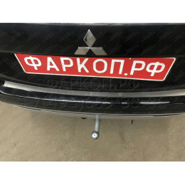 91312-A MOTODOR Фаркоп с оцинкованным шаром на Mitsubishi Outlander 2012-2019, 2019-2022. Вырез бампера по необходимости. Тип шара: A. Нагрузки: 1700/75 кг, масса фаркопа 23