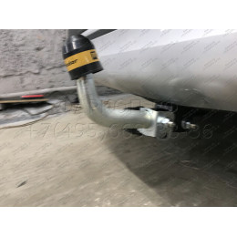 91312-A MOTODOR Фаркоп с оцинкованным шаром на Mitsubishi Outlander 2012-2019, 2019-2022. Вырез бампера по необходимости. Тип шара: A. Нагрузки: 1700/75 кг, масса фаркопа 23
