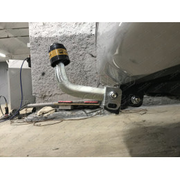 91312-A MOTODOR Фаркоп с оцинкованным шаром на Mitsubishi Outlander 2012-2019, 2019-2022. Вырез бампера по необходимости. Тип шара: A. Нагрузки: 1700/75 кг, масса фаркопа 23