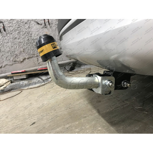 91312-A MOTODOR Фаркоп с оцинкованным шаром на Mitsubishi Outlander 2012-2019, 2019-2022. Вырез бампера по необходимости. Тип шара: A. Нагрузки: 1700/75 кг, масса фаркопа 23 кг (без электрики в комплекте)