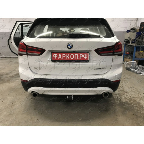 B023C GALIA Полностью оцинкованный фаркоп на MINI Countryman 2017-2024, MINI Clubman 2015-2024, BMW X2 F39 2018-2024, BMW X1 F48 07/2015-2022, BMW 2-Series Active Tourer F45 09/2014-2021, BMW 2-Series Gran Tourer F46 05/2015-2021. Подрозетник убирается за