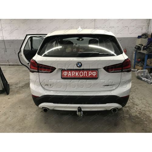 B023C GALIA Полностью оцинкованный фаркоп на MINI Countryman 2017-2024, MINI Clubman 2015-2024, BMW X2 F39 2018-2024, BMW X1 F48 07/2015-2022, BMW 2-Series Active Tourer F45 09/2014-2021, BMW 2-Series Gran Tourer F46 05/2015-2021. Подрозетник убирается за
